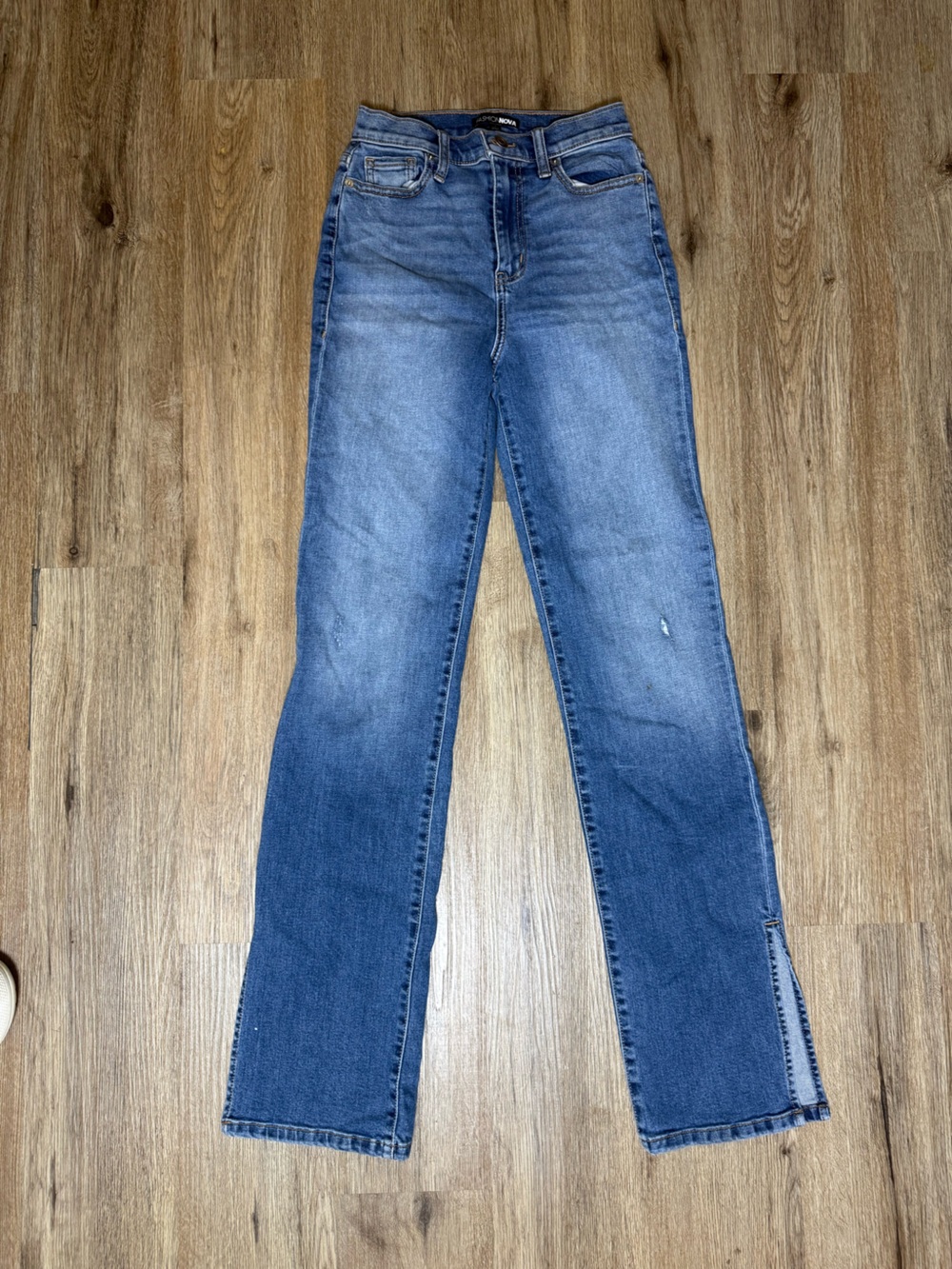 Fashion Nova Medium Blue Flare Jeans